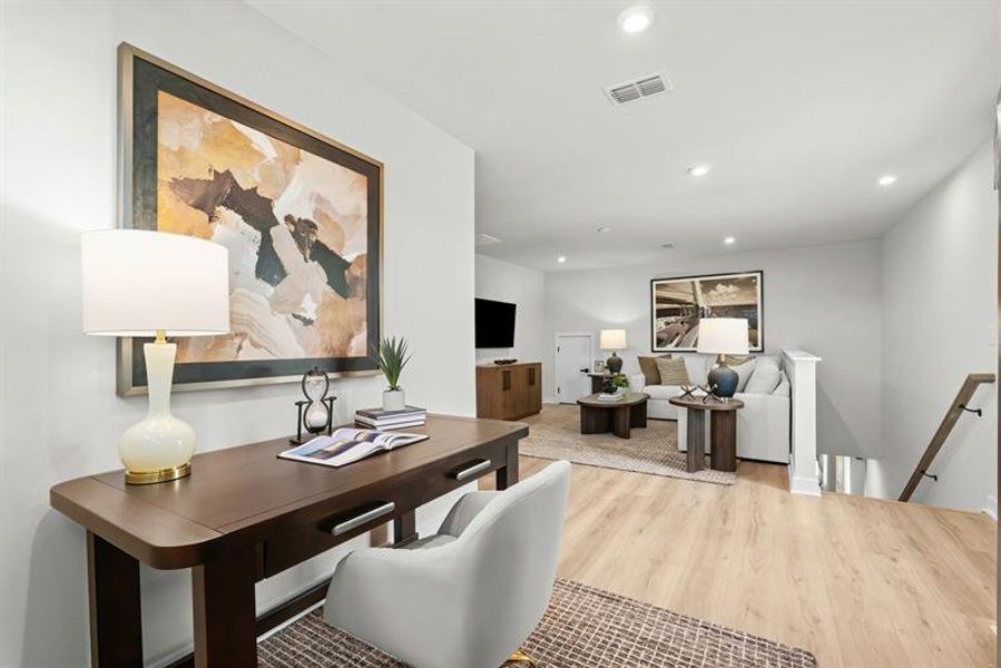 FLEXIBLE LOFT SPACES THAT ADAPT TO YOUR LIFESTYLE. FROM​ A HOME OFFICE TO​ PLAYROOM AND BEYOND​