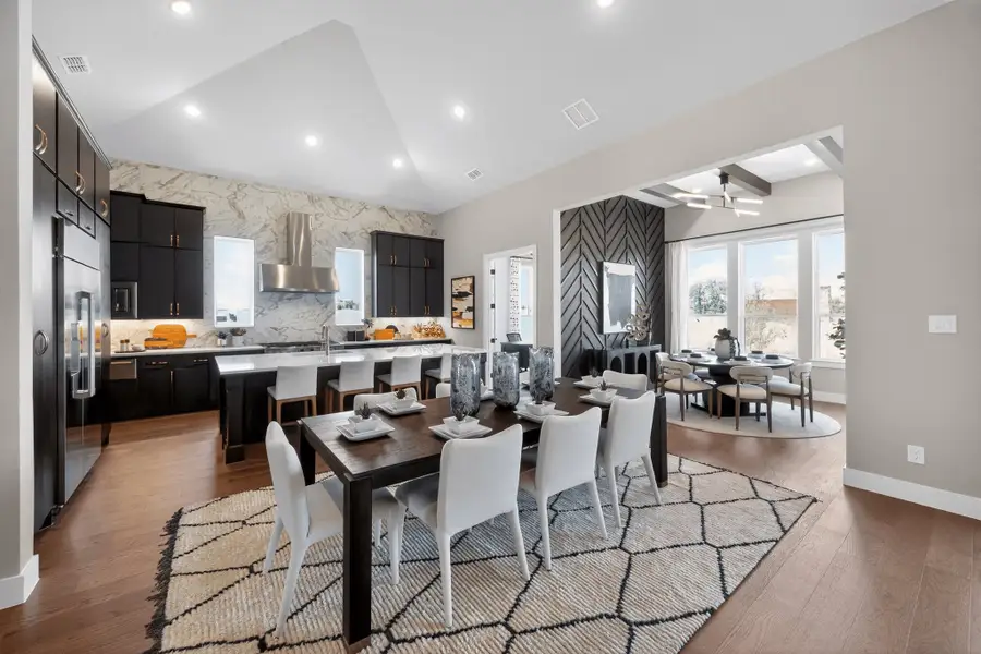 Furnished interior in a model home at Highland Crossing in Celina (Image 6).