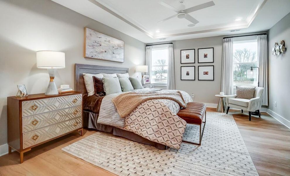 Furnished interior in a model home at Ferry Grove in Lexington (Image 9).