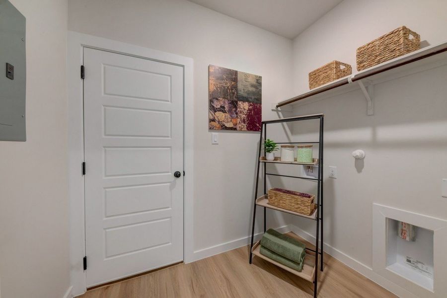 Furnished interior in a model home at Highland Ridge in New Braunfels (Image 37).