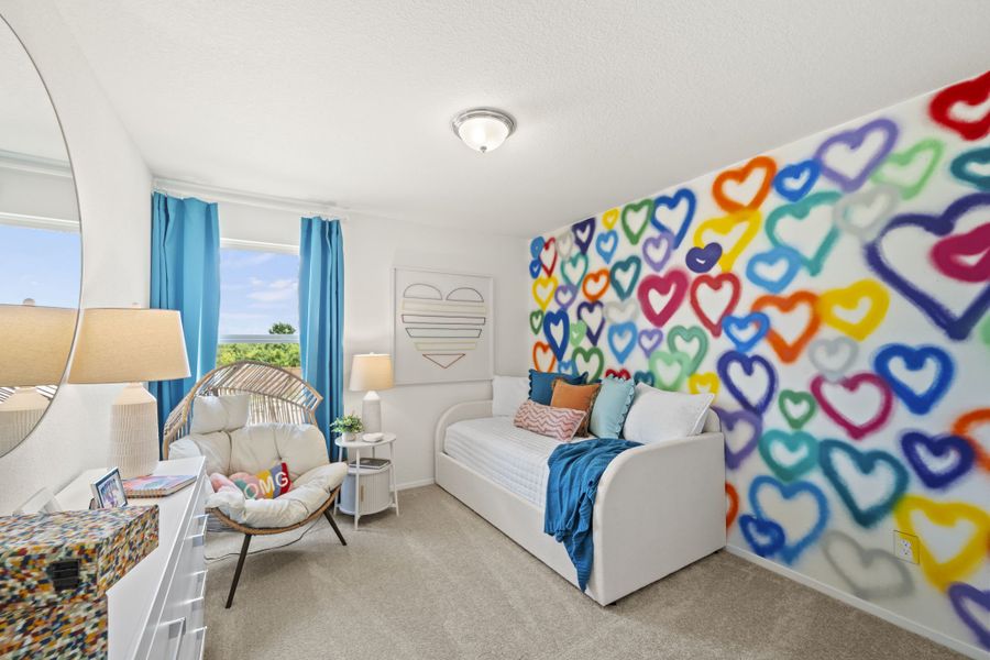 Furnished interior in a model home at Azalea in Pattison (Image 25). Furnished interior in a model home at Azalea in Pattison (Image 25).