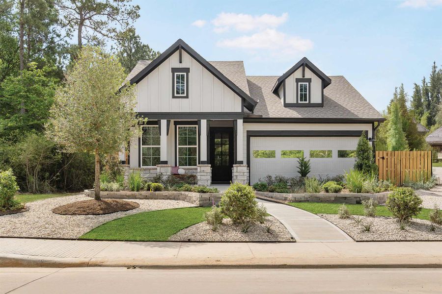 Front exterior of a home in the Colton 45' Homesites community, located in Montgomery, TX (Image 1).