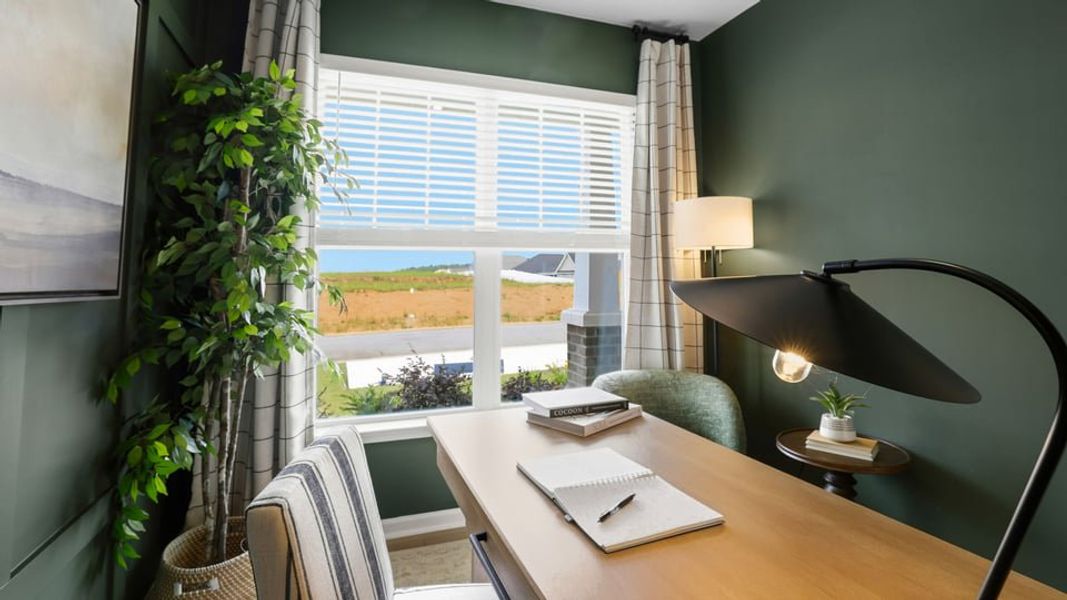 Furnished interior in a model home at Sherwood Gardens in Landrum (Image 12).