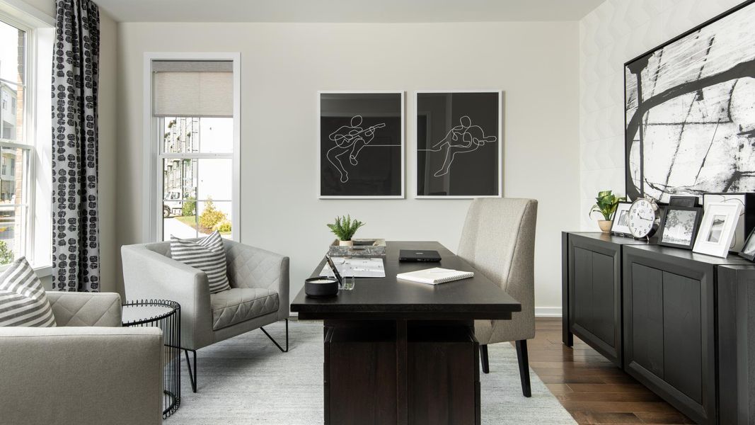 Versatile lower-level flex rooms Versatile lower-level flex rooms