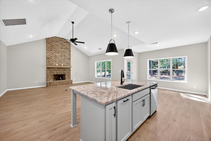 Furnished interior in a model home at Fair Oaks in Thomaston (Image 7).
