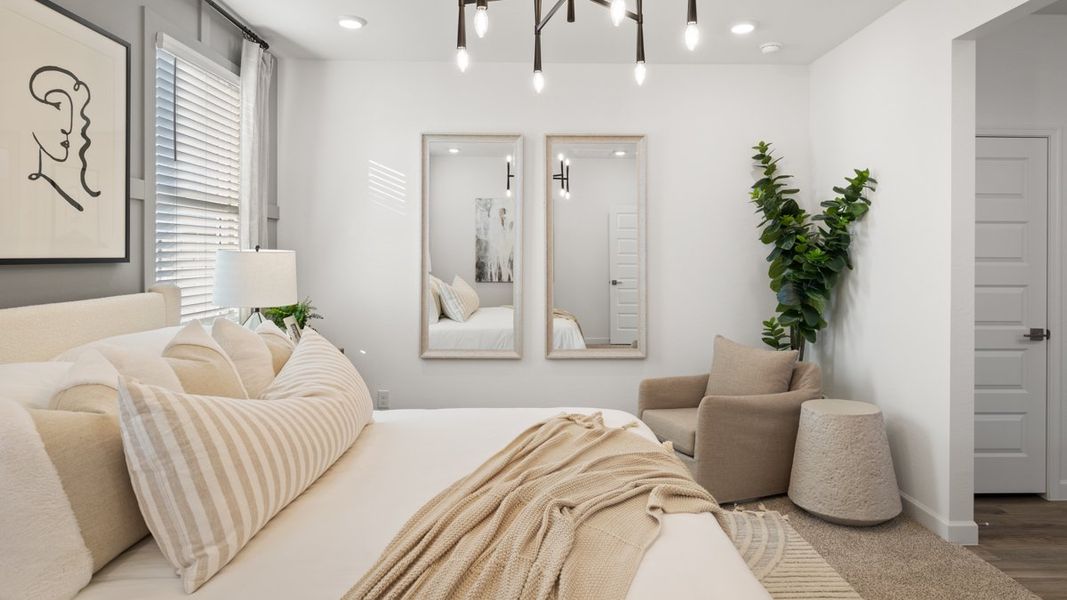 Furnished interior in a model home at Mason Ranch in Surprise (Image 27).