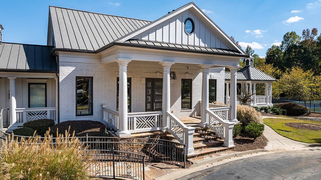 Front exterior of a home in the Hamptons at Riverwood North community, located in Dallas, GA (Image 21).