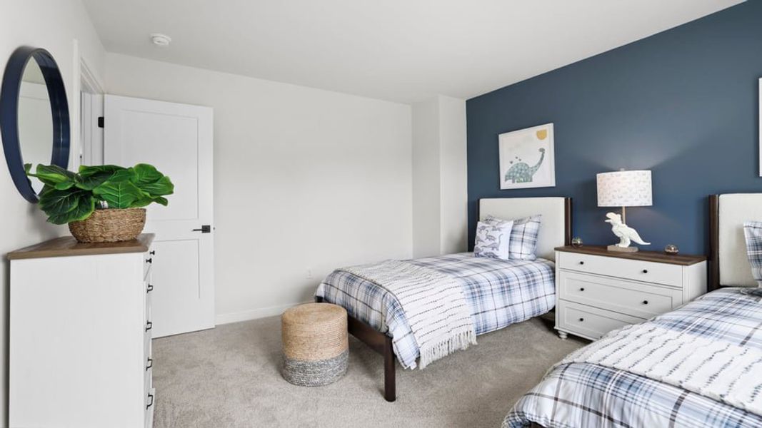 Furnished interior in a model home at Sunset Summits in Spartanburg (Image 23).
