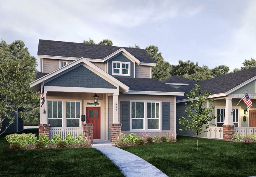 Front exterior of a home in the Diamond Hill Collection community, located in Victoria, TX (Image 3). Front exterior of a home in the Diamond Hill Collection community, located in Victoria, TX (Image 3).