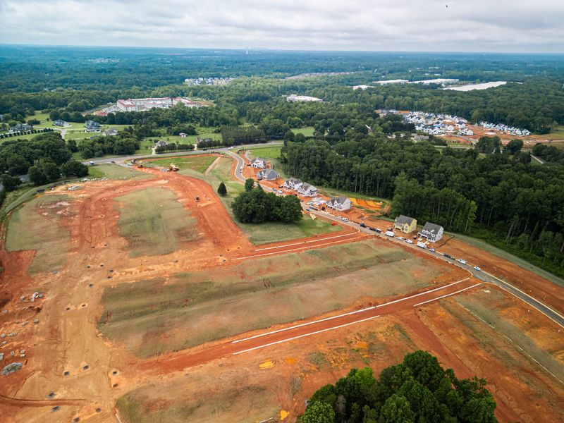 Site preparation and early development at Preserve at Mayes Meadow in Cornelius, NC (Image 14).