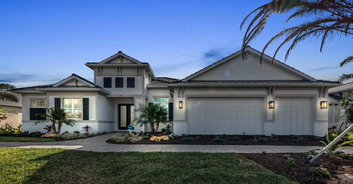 Front exterior of a home in the River Preserve Estates community, located in Parrish, FL (Image 3).
