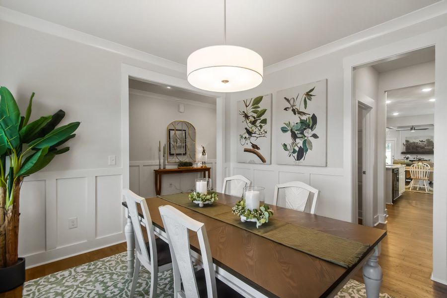 Furnished interior in a model home at Foxbank in Gray Court (Image 10). Furnished interior in a model home at Foxbank in Gray Court (Image 10).
