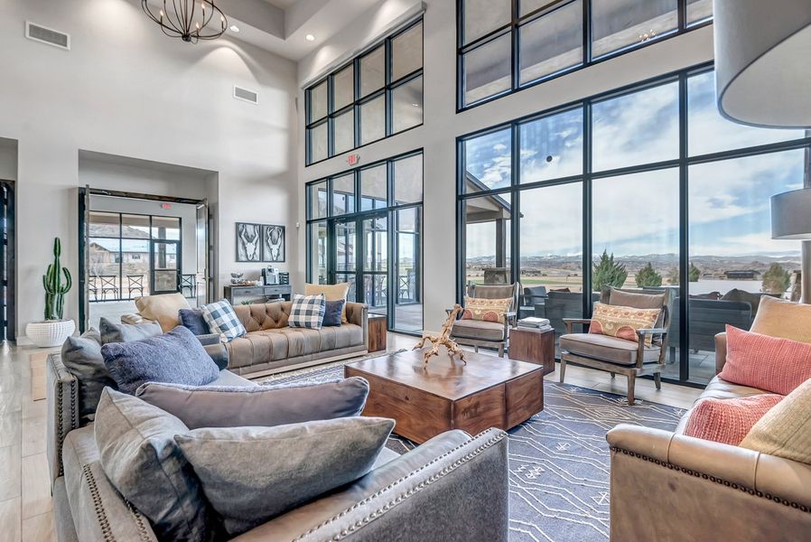 Furnished interior in a model home at Overlook at The Dells in Prescott (Image 18).