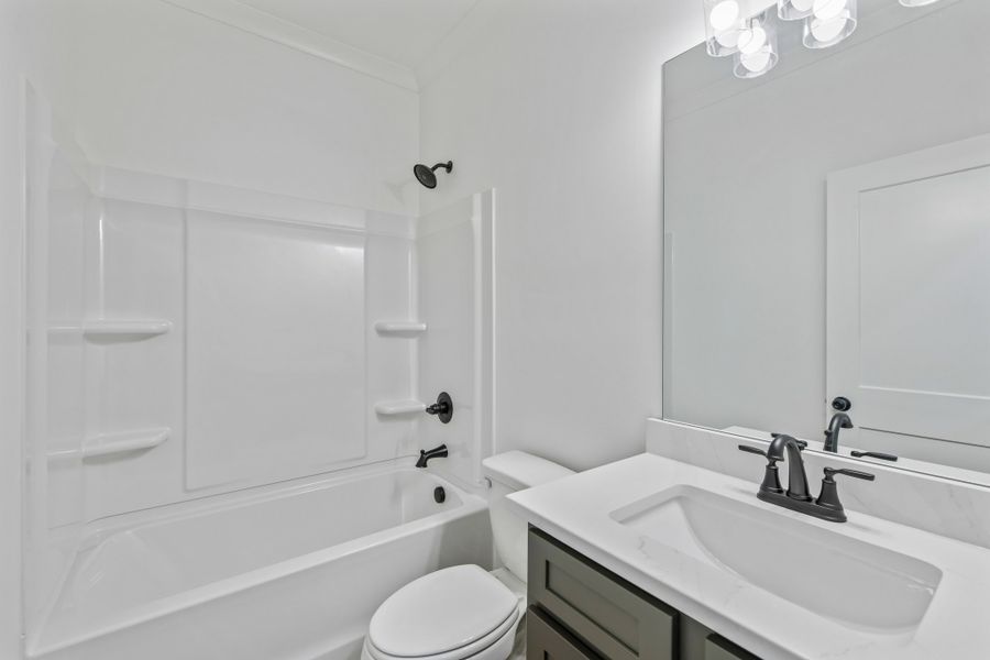 Furnished interior in a model home at Magnolia Ridge in Monroe (Image 10).