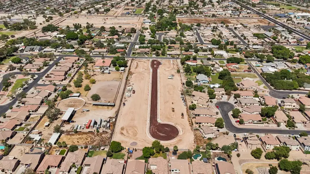 Site preparation and early development at Citrus Pointe in Phoenix, AZ (Image 9).