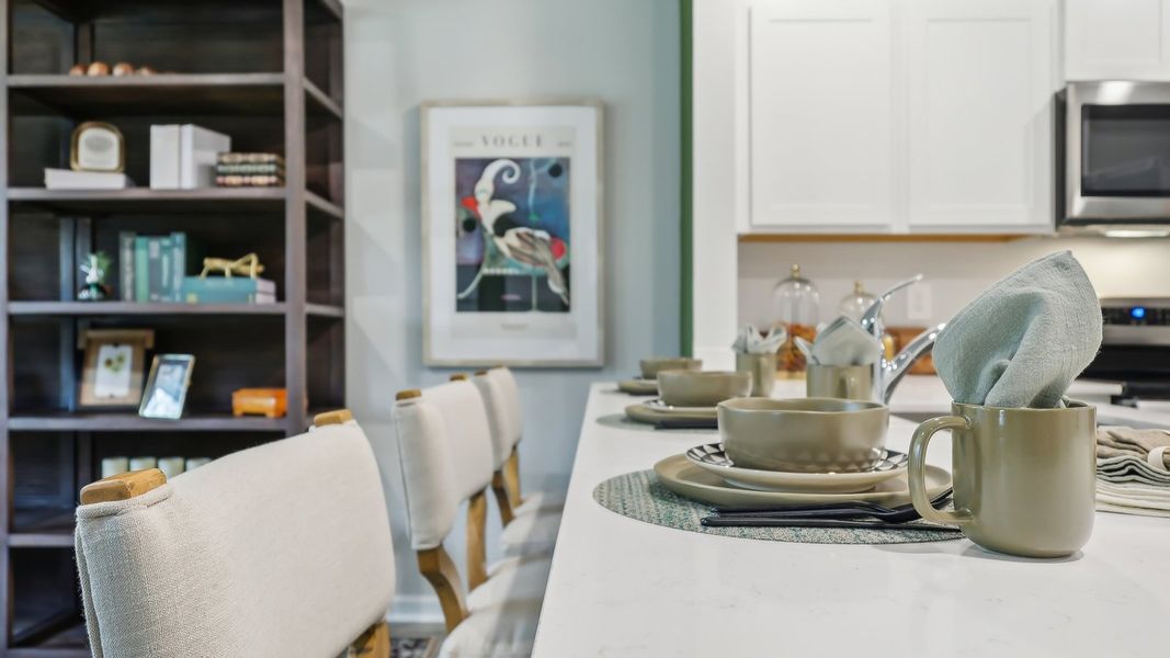 Furnished interior in a model home at Saddle Trace Townhomes in Lewisburg (Image 27). Furnished interior in a model home at Saddle Trace Townhomes in Lewisburg (Image 27).