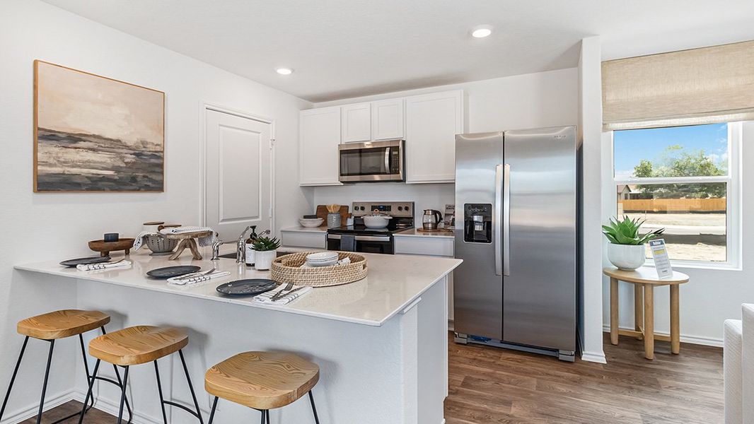Furnished interior in a model home at Sonora in San Antonio (Image 10).