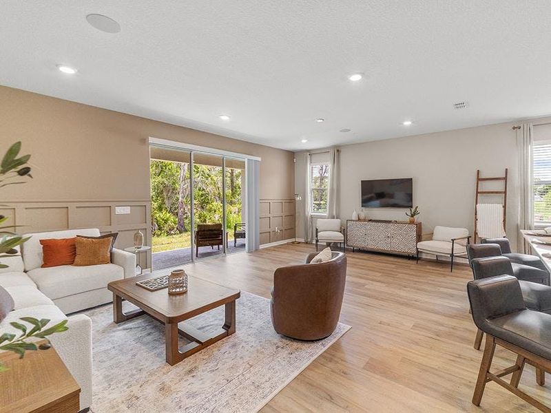 These new construction townhomes feature spacious, open-concept layouts - Birch townhome model in St. Cloud, FL