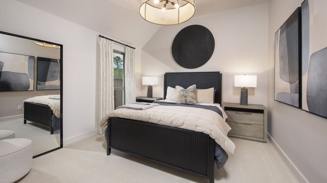 Furnished interior in a model home at Woodhavyn 50' in Magnolia (Image 14). Furnished interior in a model home at Woodhavyn 50' in Magnolia (Image 14).