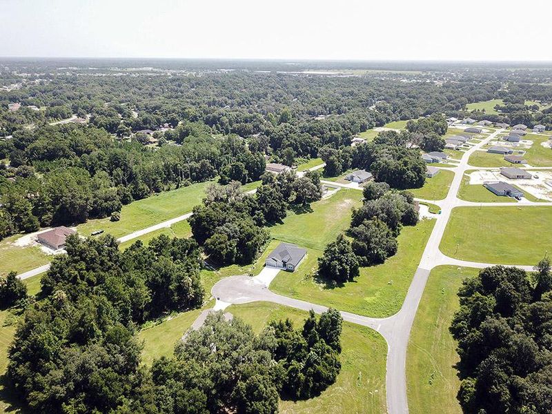 Ocala new homes at Summercrest are situated on spacious homesites and surrounded by trees and nature`s beauty.