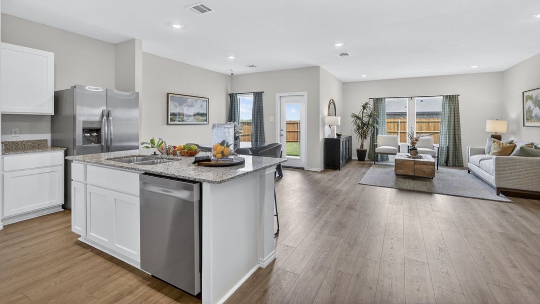 Furnished interior in a model home at Forestbrook Estates in Paris (Image 34).