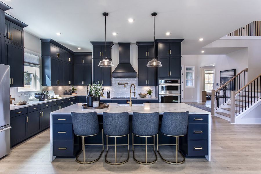 Furnished interior in a model home at Estates at Daves Creek in Cumming (Image 3).