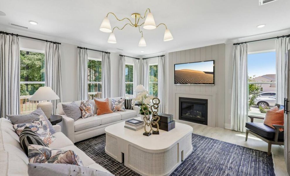 Furnished interior in a model home at The Grove at Bratton Park in York (Image 29). Furnished interior in a model home at The Grove at Bratton Park in York (Image 29).