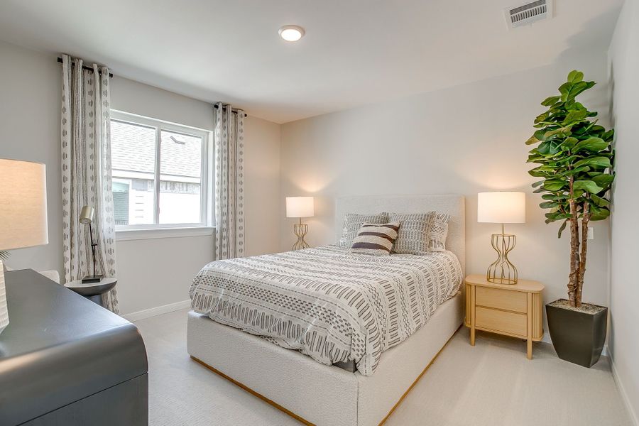 Furnished interior in a model home at Creekside in Royse City (Image 46).