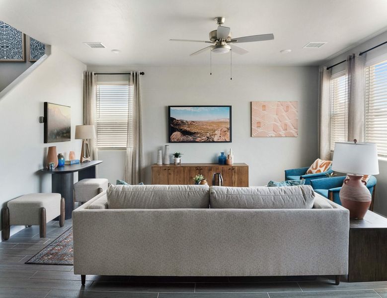 Furnished interior in a model home at The View at Desert Springs | Thoughtful Collection in El Paso (Image 18).