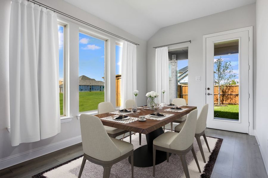 Furnished interior in a model home at The Ranch at Uptown Celina 40s in Celina (Image 14).