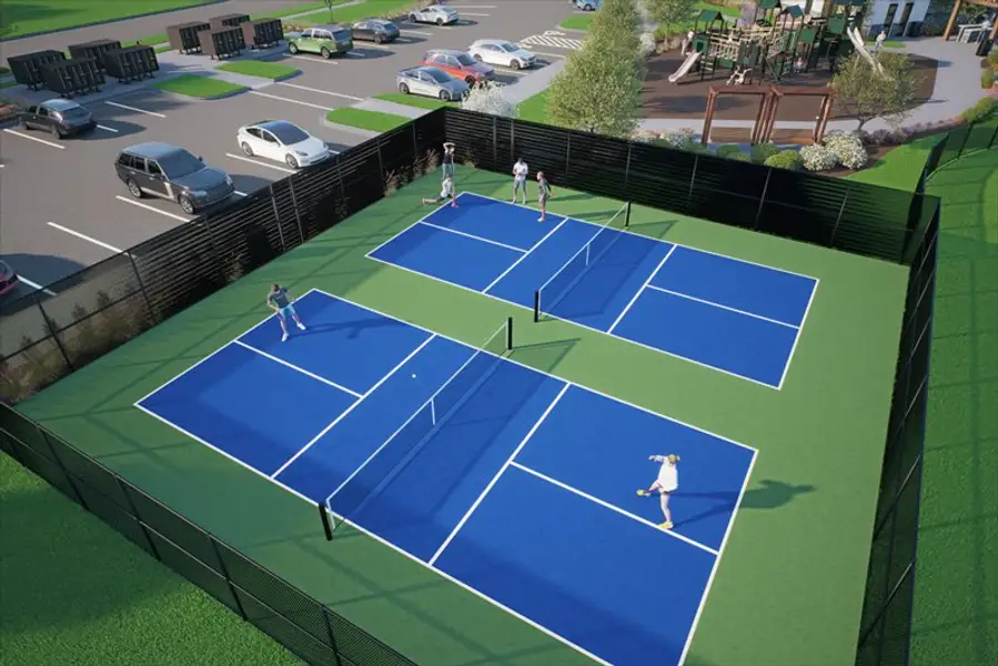 Serve up fun and friendly competition on the community pickleball courts.​