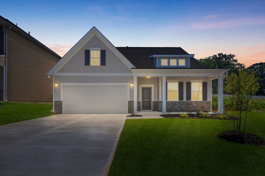 Front exterior of a home in the Halton Oaks community, located in Spartanburg, SC (Image 15).