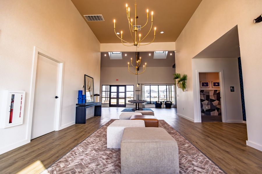 Grand Entry Hall at M3 Ranch Amenity Center