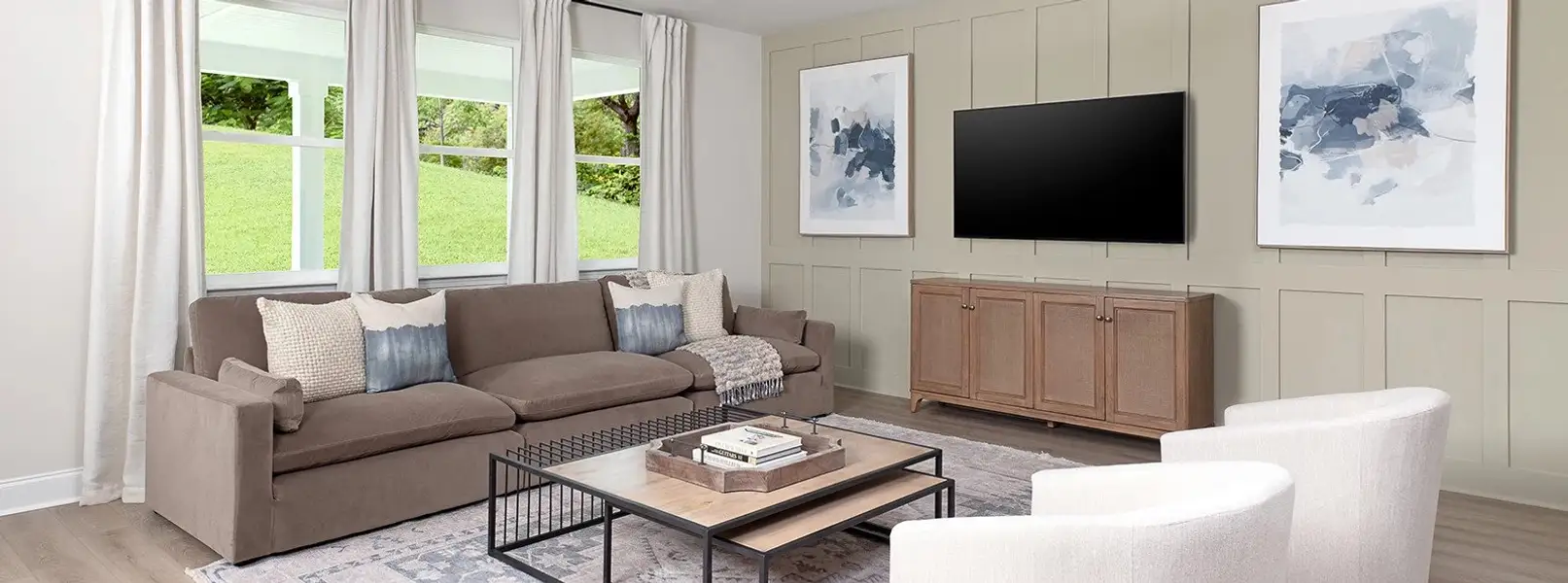 Furnished interior in a model home at Cane Ridge Single-Family in Antioch (Image 5).