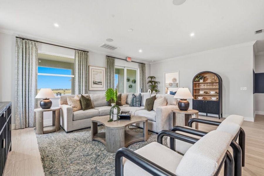 Furnished interior in a model home at Pineapple Grove in Fort Pierce (Image 24). Furnished interior in a model home at Pineapple Grove in Fort Pierce (Image 24).
