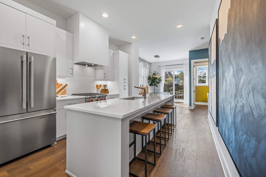 Furnished interior in a model home at Interlock in Atlanta (Image 11). Furnished interior in a model home at Interlock in Atlanta (Image 11).