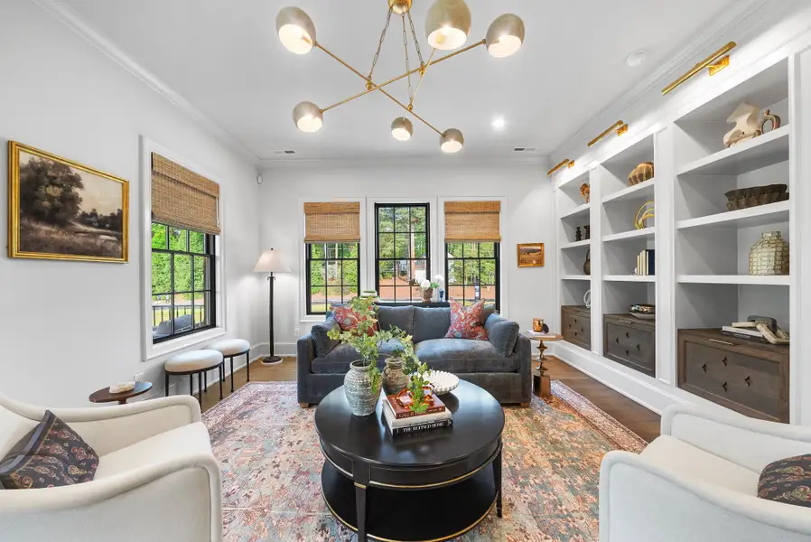 Furnished interior in a model home at Pinecrest in Durham (Image 3).
