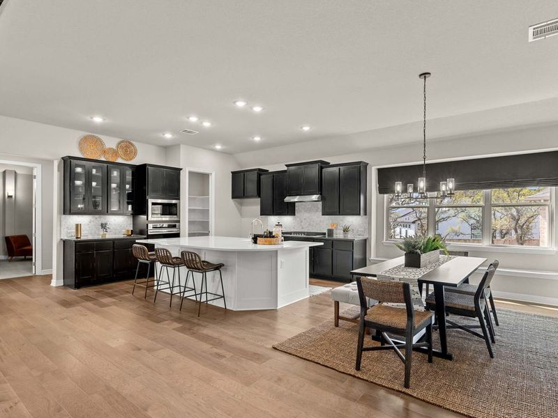 Furnished interior in a model home at Potranco Oaks in Castroville (Image 13).