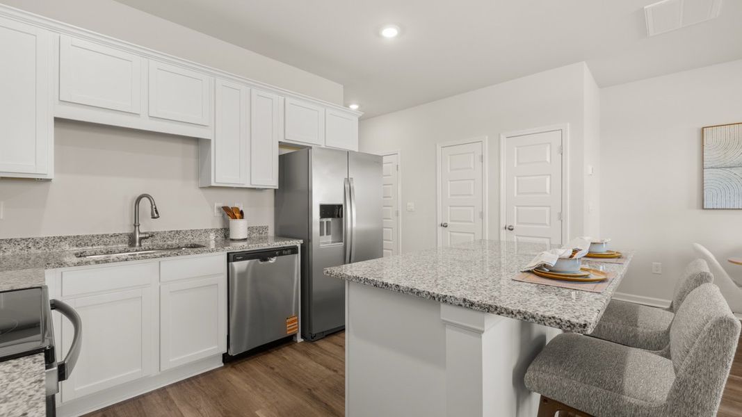 Furnished interior in a model home at Weatherstone in Grovetown (Image 10).