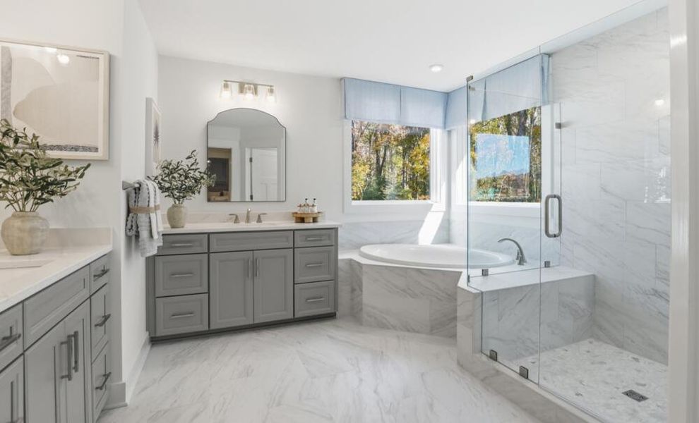 Furnished interior in a model home at Alexander Landing in Mint Hill (Image 11). Furnished interior in a model home at Alexander Landing in Mint Hill (Image 11).