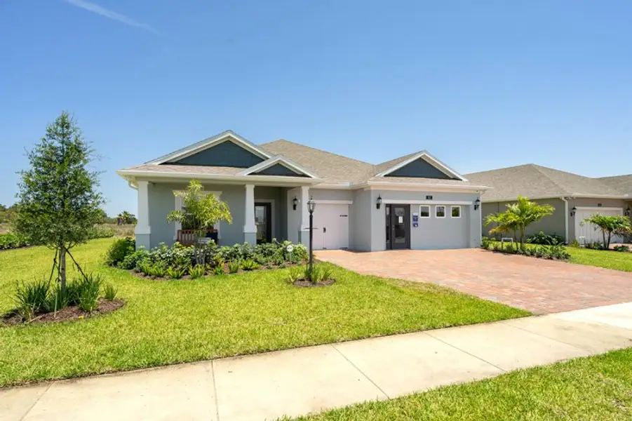 Front exterior of a home in the Spirit Of Sebastian community, located in Sebastian, FL (Image 3). Front exterior of a home in the Spirit Of Sebastian community, located in Sebastian, FL (Image 3).