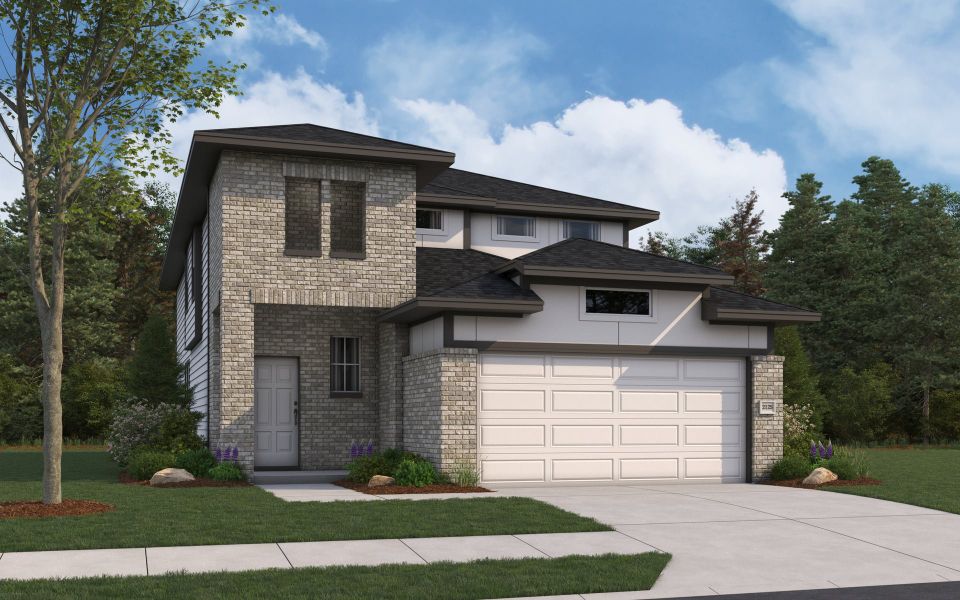 Rendering of floor plan. Colors and features may differ from shown representation.