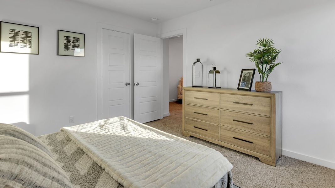 Furnished interior in a model home at Viridian in Lubbock (Image 30).