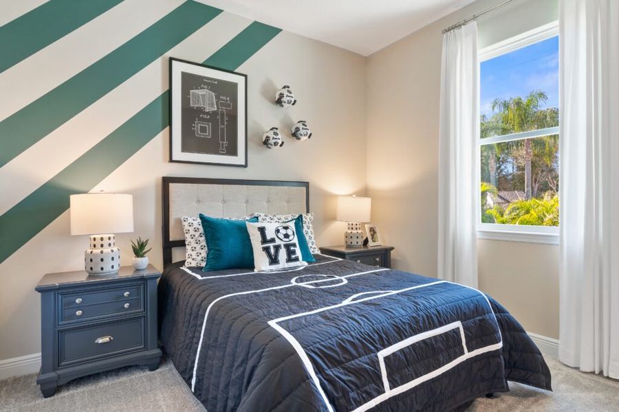 Furnished interior in a model home at Sebastian Highlands in Sebastian (Image 34).