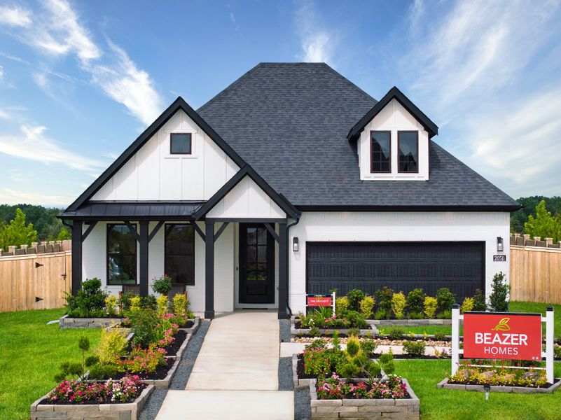 Front exterior of a home in the Amira community, located in Tomball, TX (Image 3).