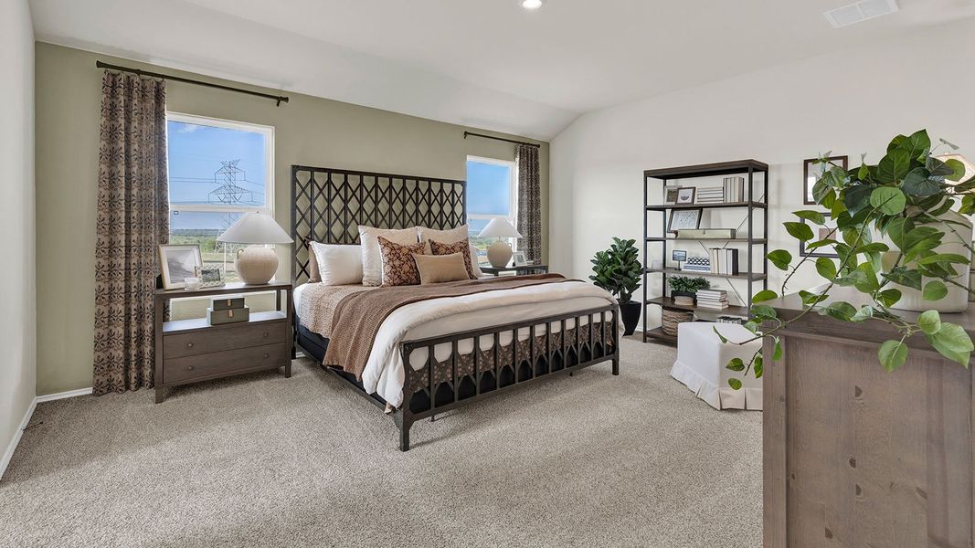 Furnished interior in a model home at Bollinger in Maxwell (Image 9). Furnished interior in a model home at Bollinger in Maxwell (Image 9).
