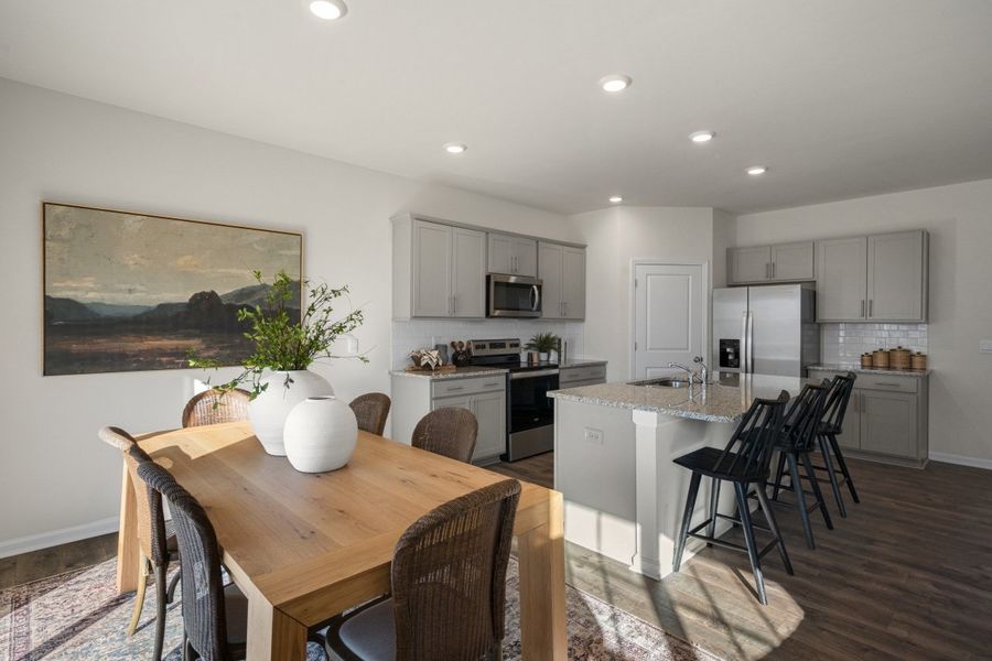 Furnished interior in a model home at Hoke Loop Ridge in Fayetteville (Image 28). Furnished interior in a model home at Hoke Loop Ridge in Fayetteville (Image 28).