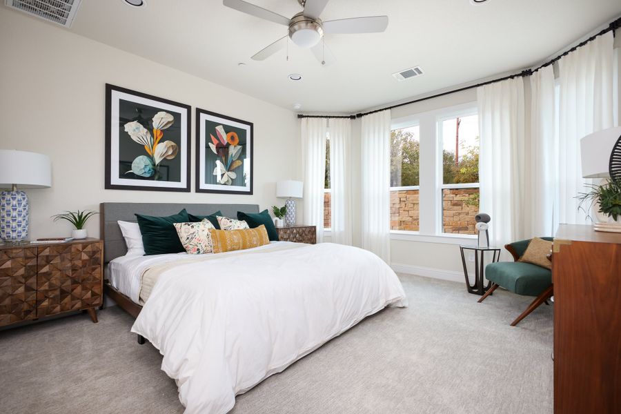 Furnished interior in a model home at Cielo in Conroe (Image 22). Furnished interior in a model home at Cielo in Conroe (Image 22).