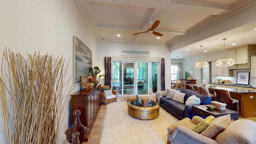 Furnished interior in a model home at Cordera in Concord (Image 4). Furnished interior in a model home at Cordera in Concord (Image 4).