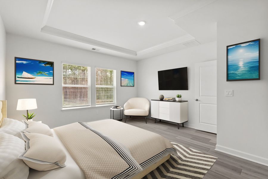 Furnished interior in a model home at Palmetto Place in Longs (Image 12).